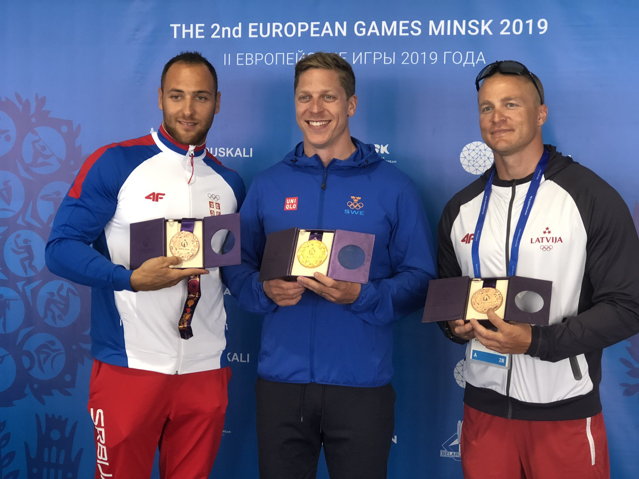 A canoe sprint reallocation ceremony took place at Minsk 2019 after Hungary's Miklós Dudás was stripped of Baku 2015 gold ©EOC