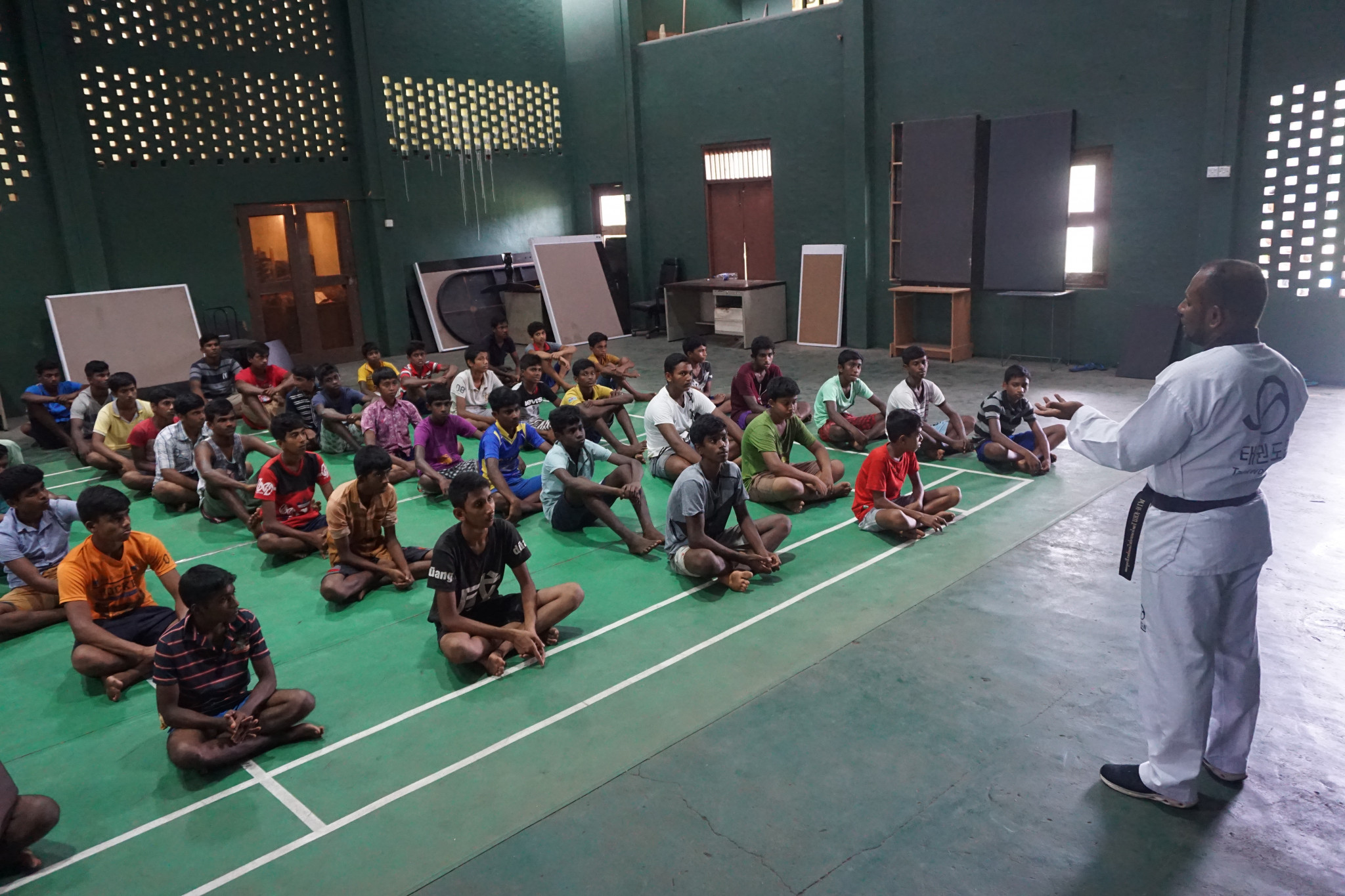 A group of 60 boys from Colombo have been introduced to taekwondo through the 