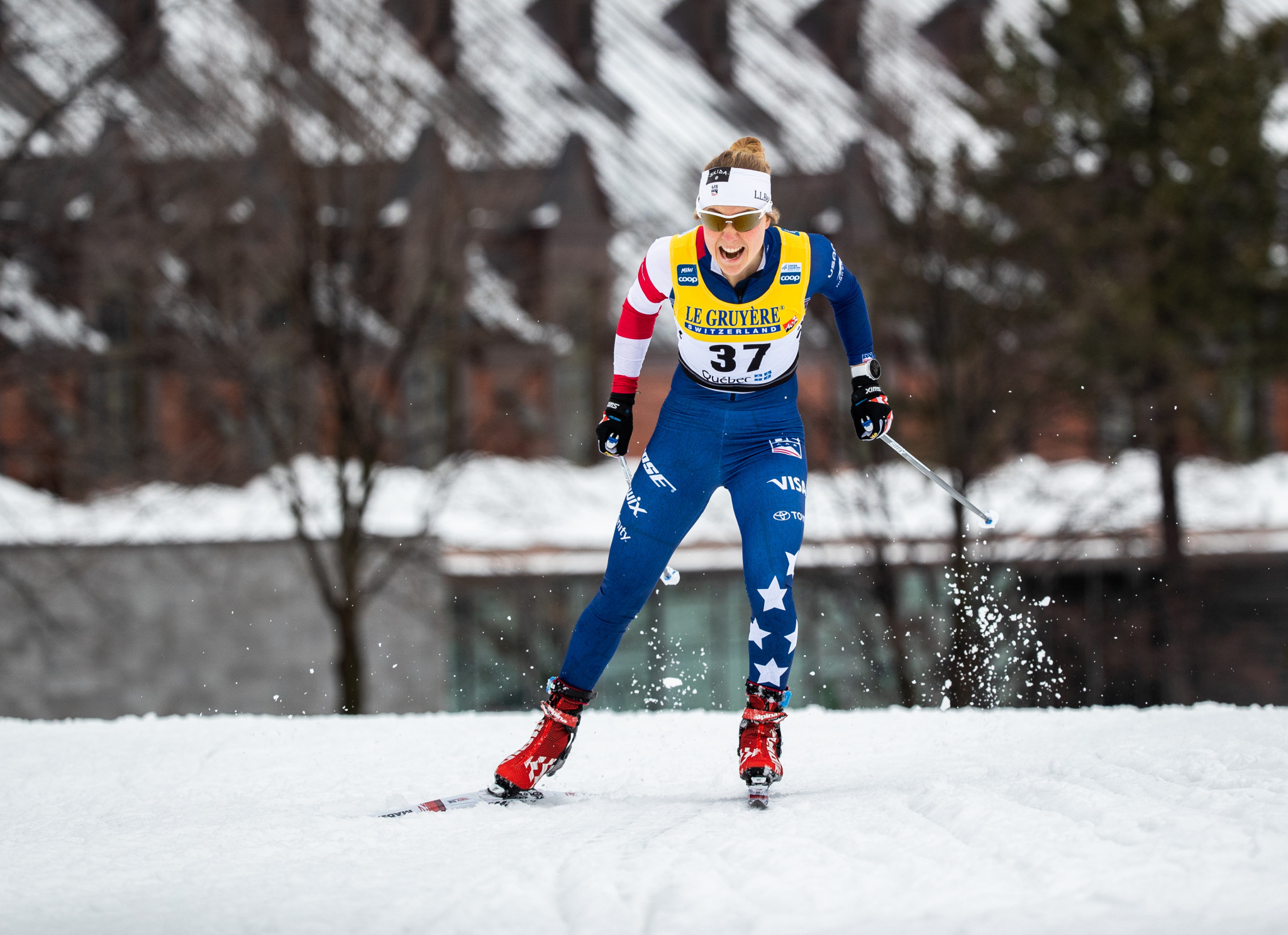 Ida Sargent from the United States won the women's classic sprint at the 2019 US Cross-Country Championships ©Getty Images
