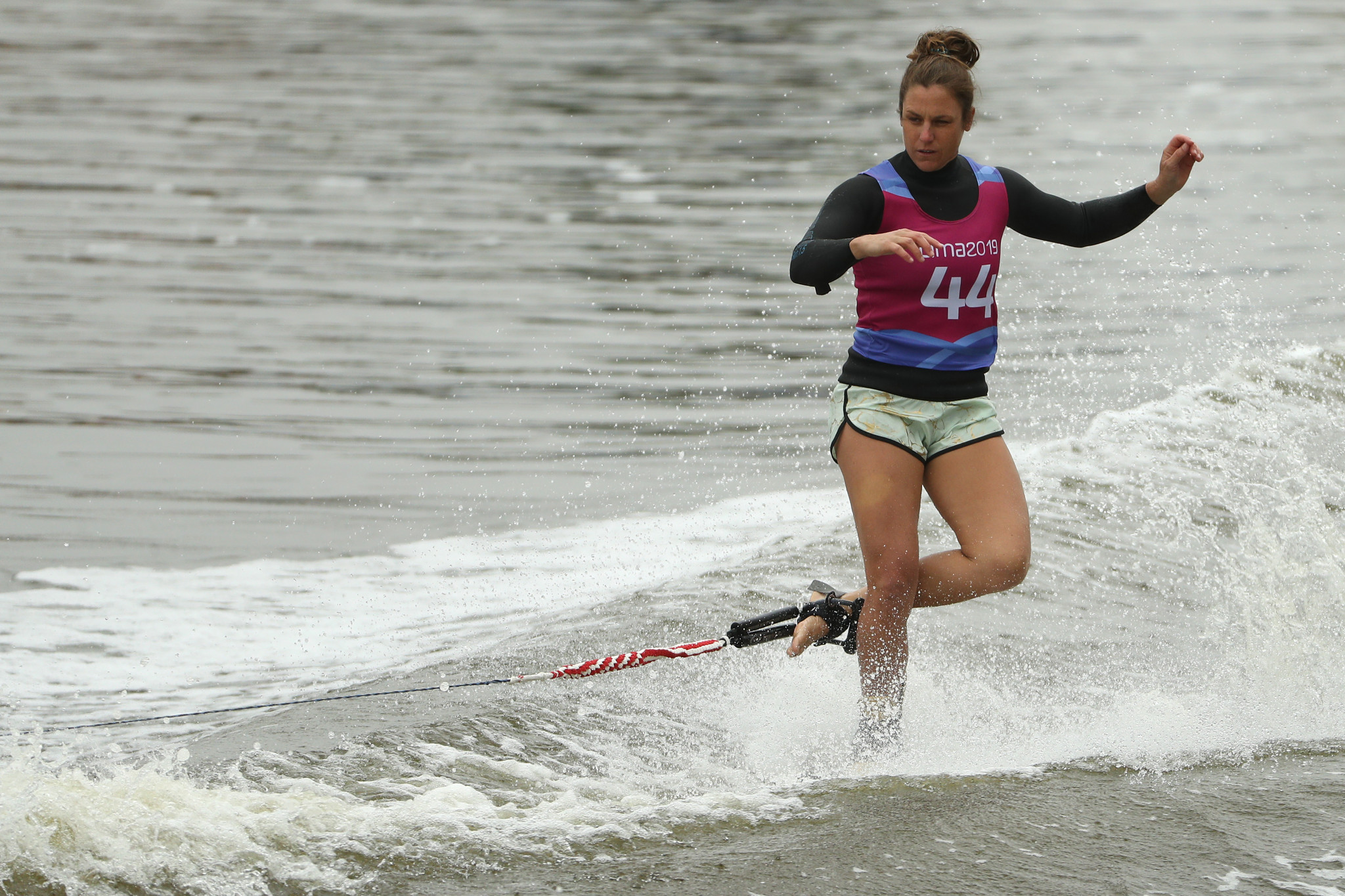 Multiple world champion Regina Jaquess lost her slalom title in Malaysia today ©Getty Images