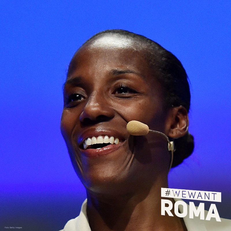 Former long jumper Fiona May will lead Rome 2024's coordination with athletes ©Rome 2024