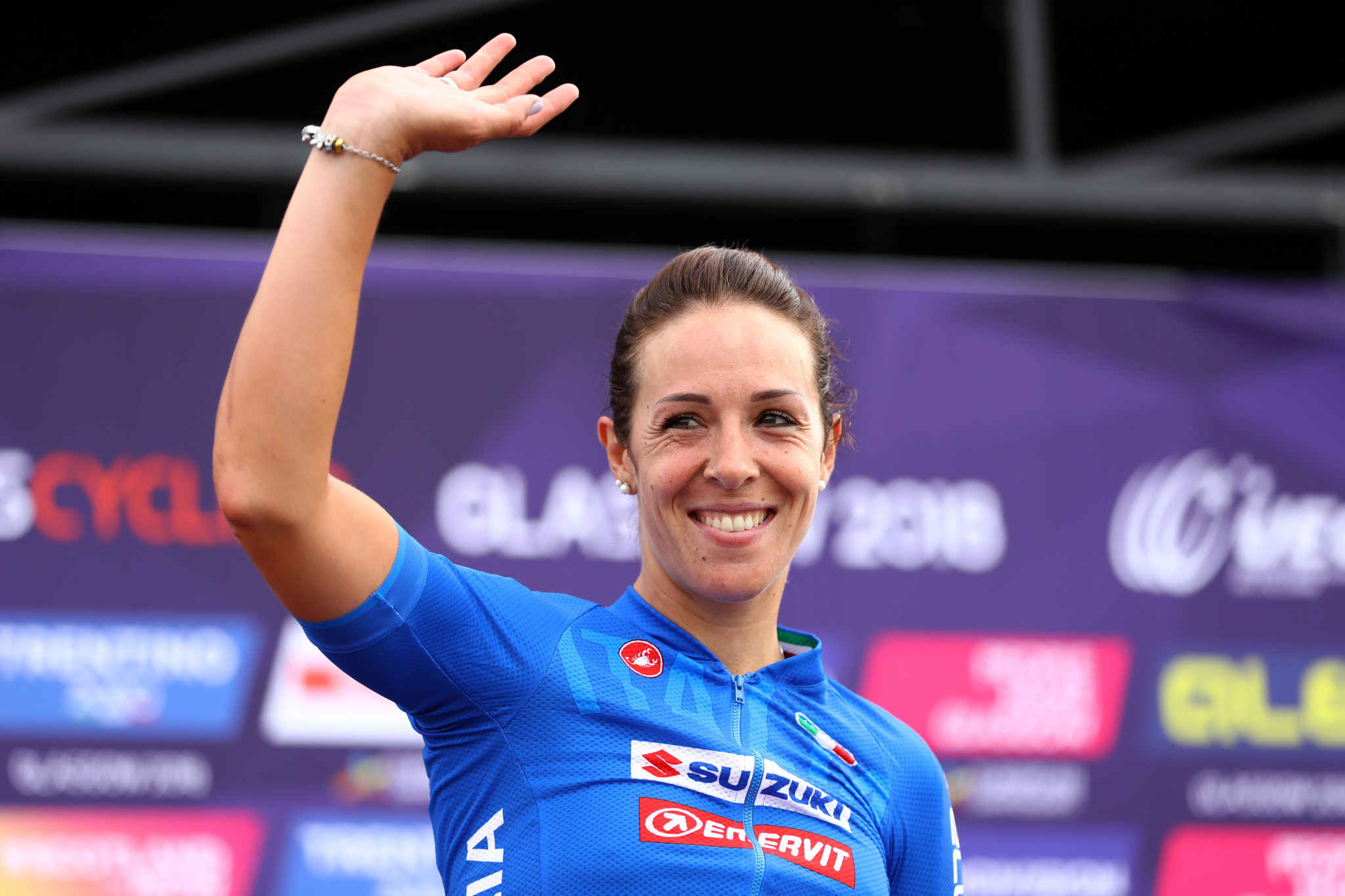 Italy's Marta Bastianelli won the International Cycling Union Women’s World Tour Postnord Vårgårda West Sweden road race ©Getty Images
