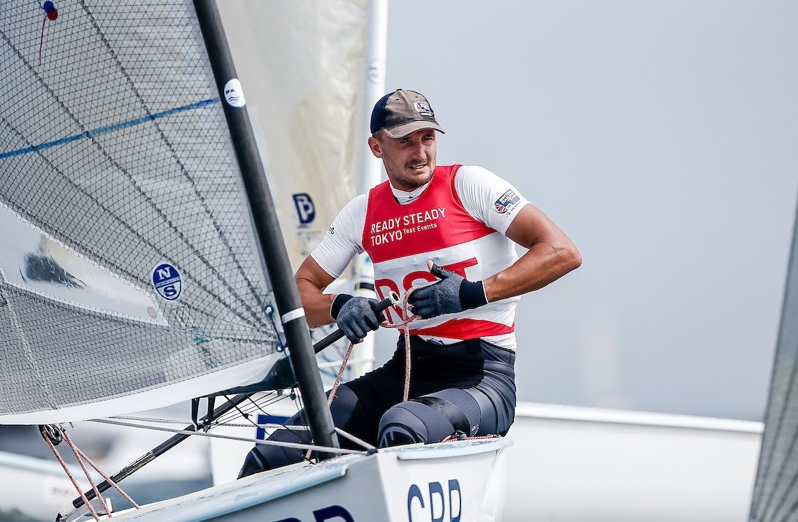 Olympic champion Scott among leaders at Tokyo 2020 sailing test event on day of light winds