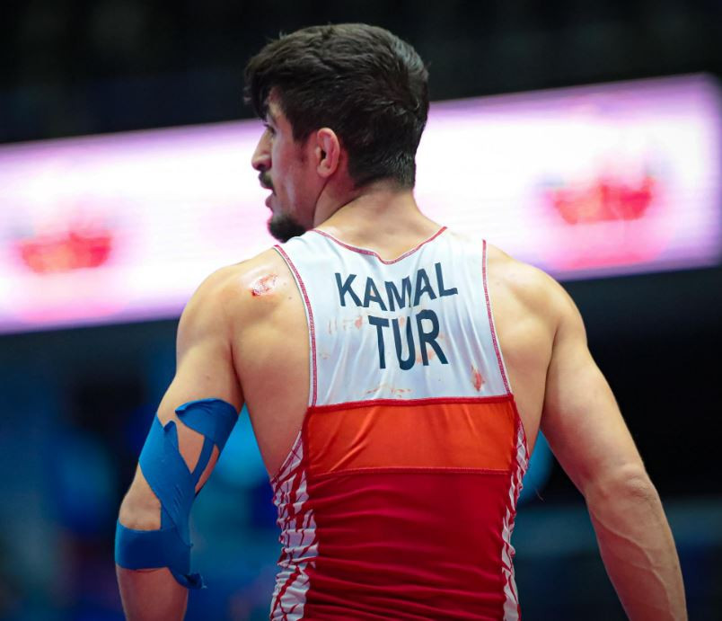 Turkey's Kerem Kayal won gold in the 60kg Greco Roman wrestling final ©UWW