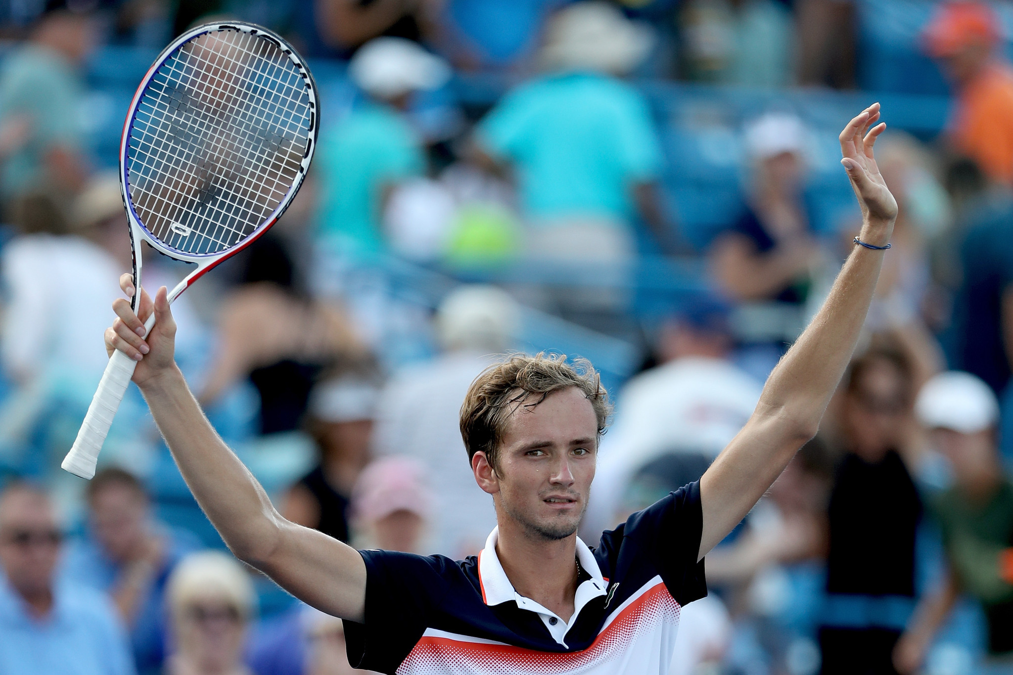 Russia's Daniil Medvedev secured his first-ever ATP Masters 1000 title after beating Belgium's David Goffin in straight sets in the Cincinnati Masters final ©Getty Images