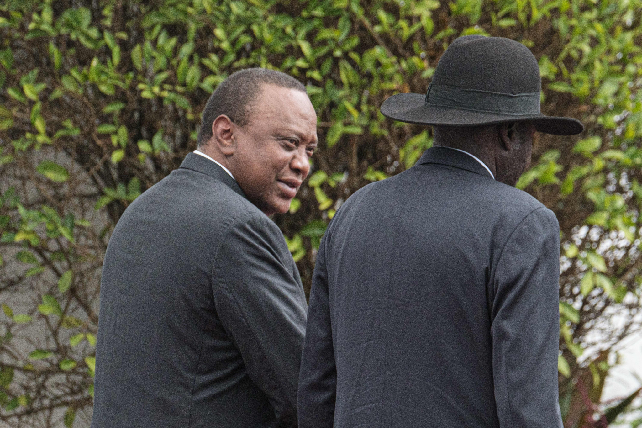 Kenyan President Uhuru Kenyatta has urged the nation's athletes to do the country proud ©Getty Images