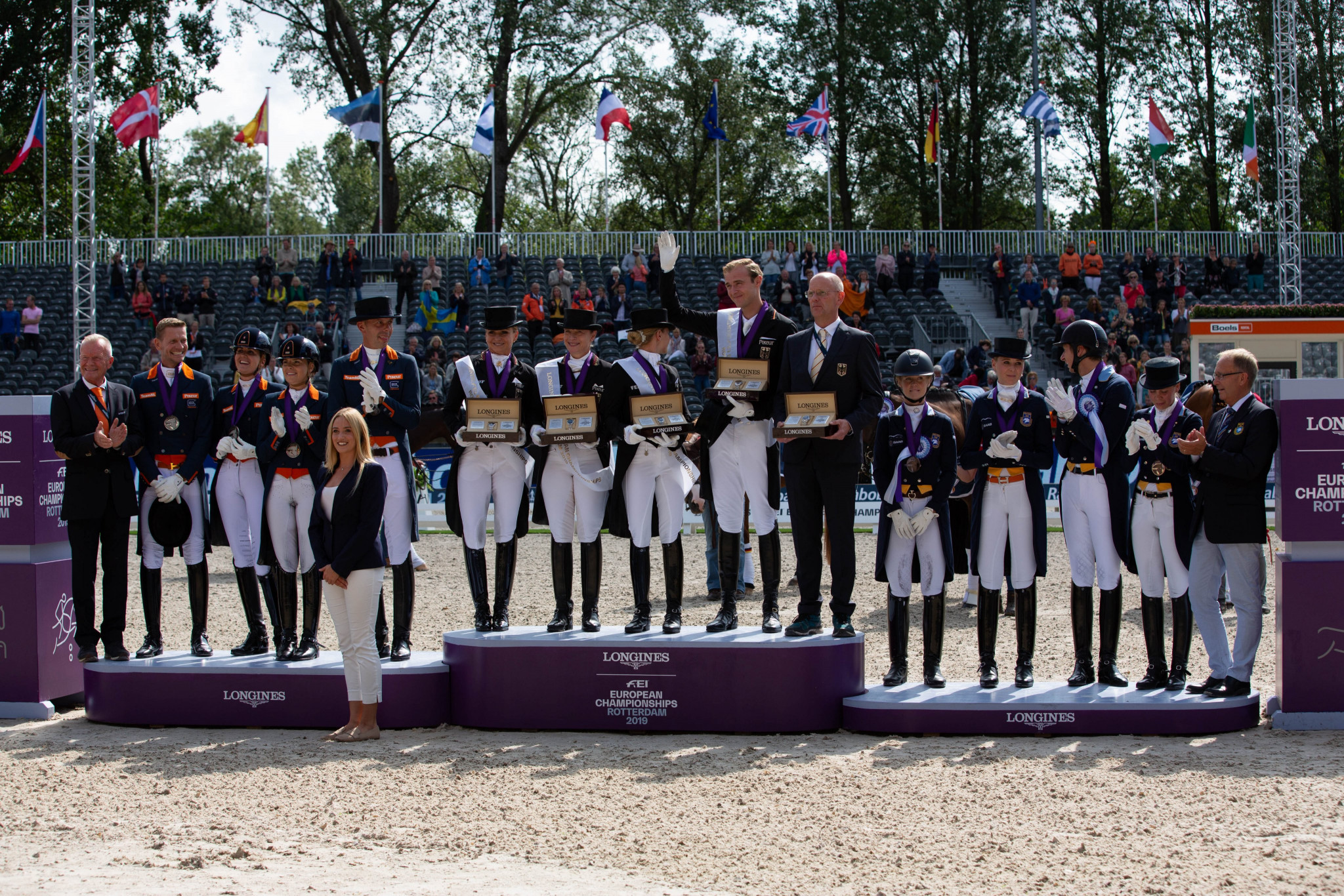 Defending champions Germany continued their dressage domination ©FEI