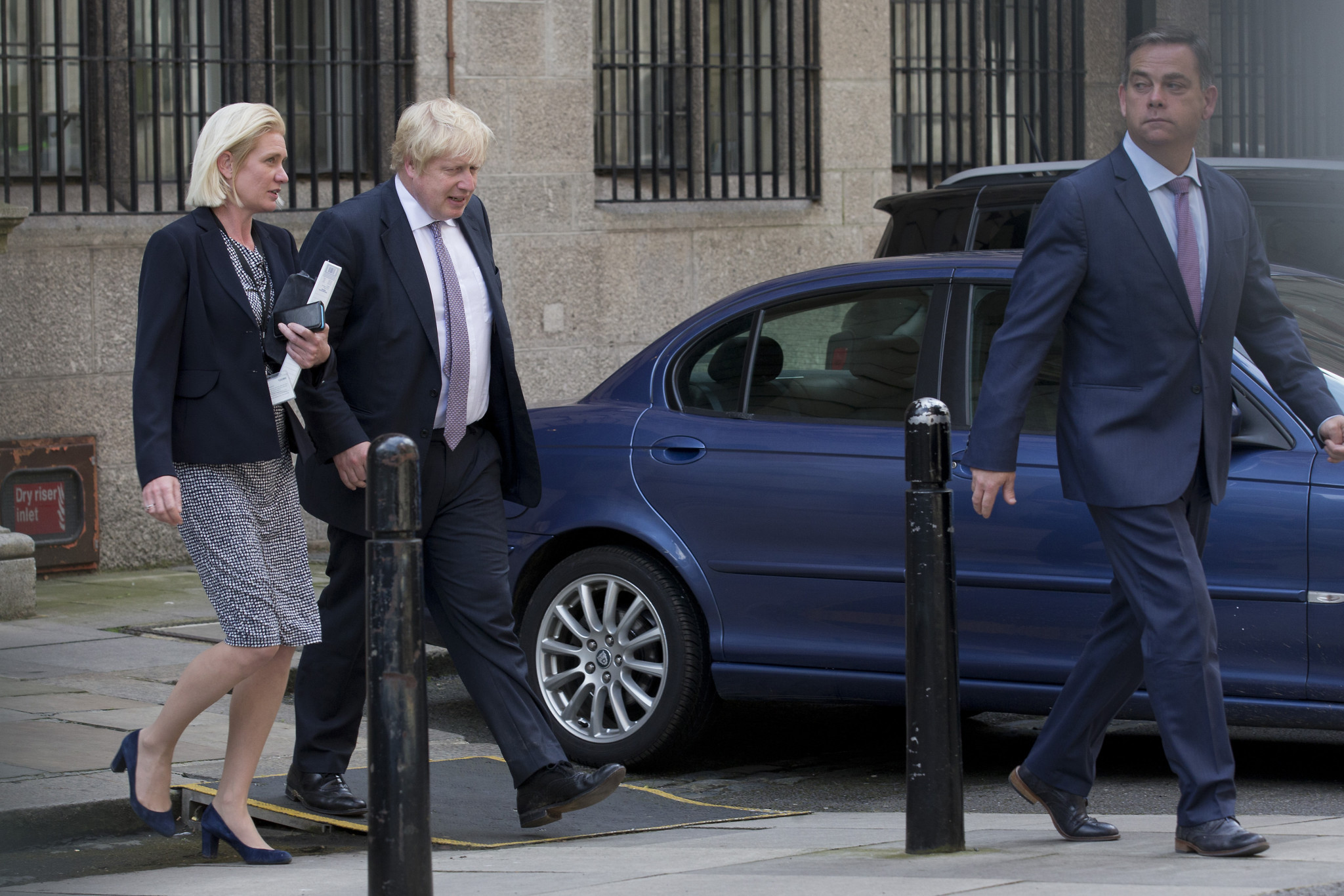 Nigel Adams, right, and Boris Johnson have had a close relationship for years ©Getty Images