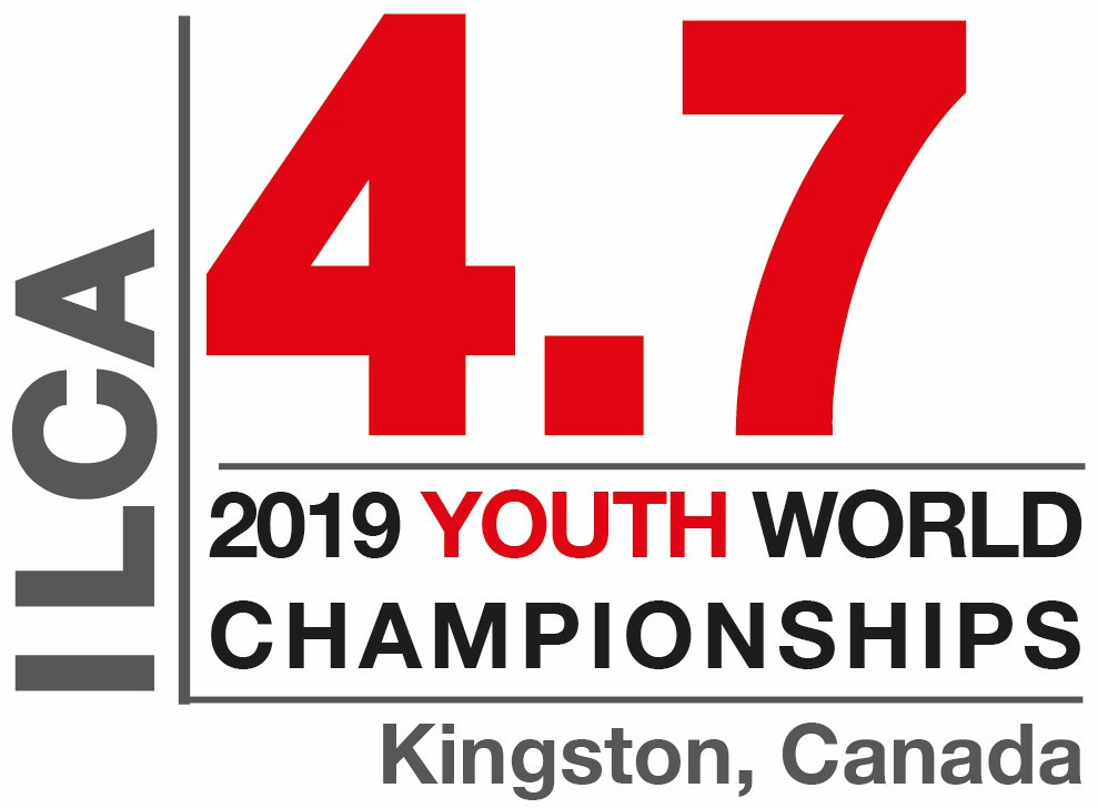 Niccolo Nordera and Anja Von Allmen lead the standings after the first day of the Laser 4.7 Youth World Championships finals in Kingston ©ILCA