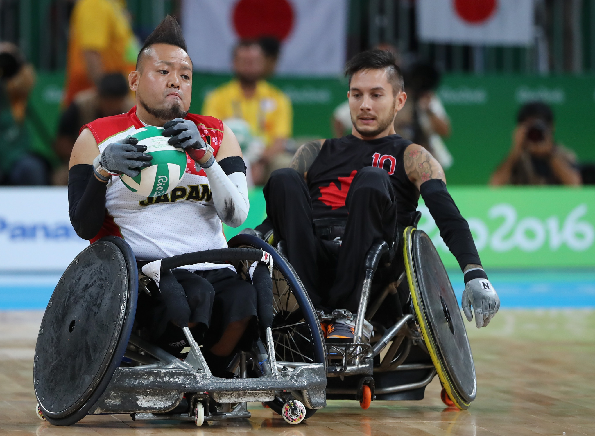 Japan's world champion wheelchair rugby team is expected to generate interest ©Getty Images