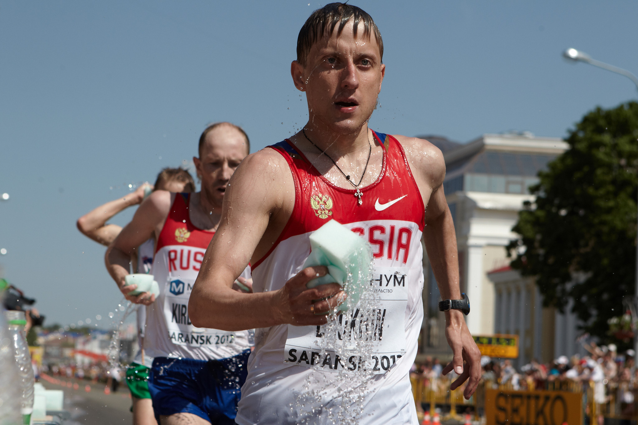 Russian race walker Sergey Bakulin has been banned for eight years ©Getty Images