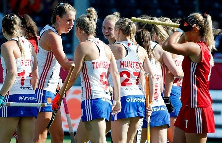 England hold off Belarus to seal EuroHockey Nations Championship semi-final