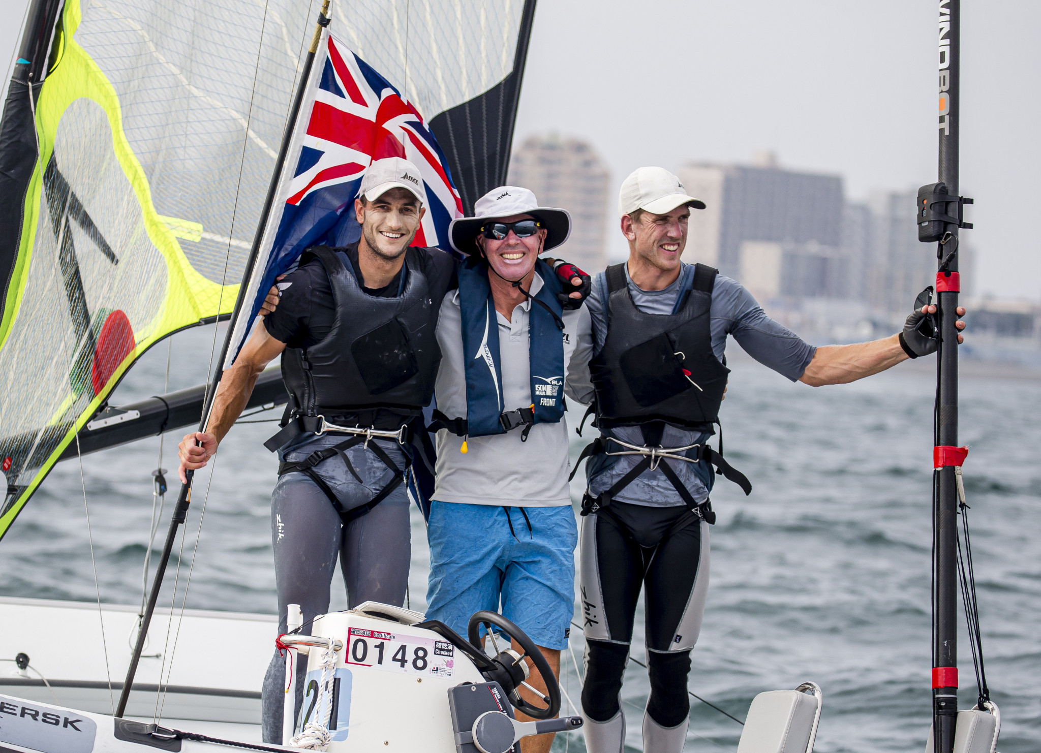 Peter Burling and Blair Tuke clinched victory in the men's 49er ©World Sailing
