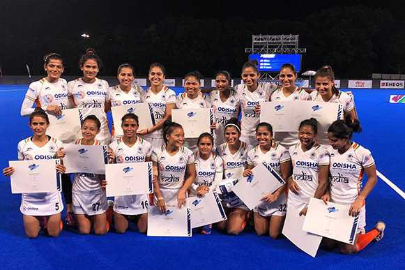 India's women completed the double, following the success of the men's team, at the Tokyo 2020 Olympic hockey test event ©FIH