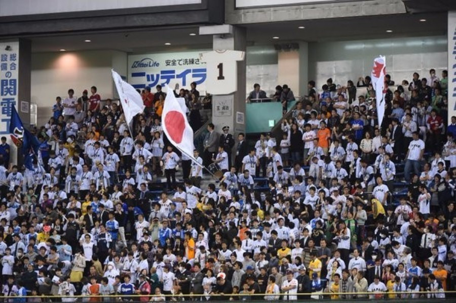 A full house at the Tokyo Dome was silenced by the last gasp Japanese loss ©WBSC