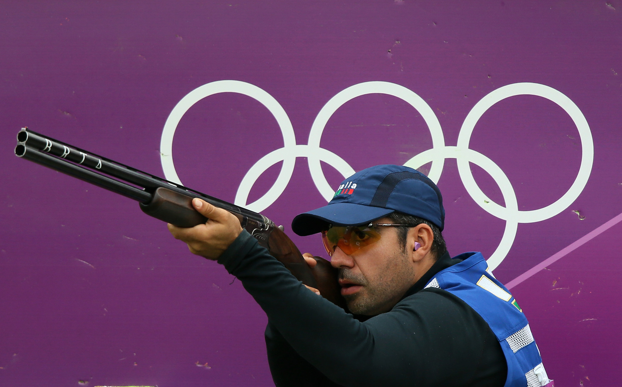 Italy's Luigi Lodde won a thrilling skeet final ©Getty Images