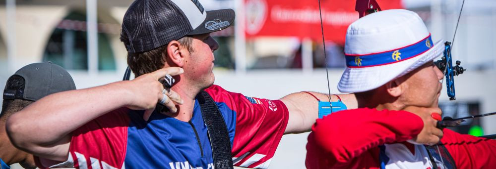 The United States' Jack Williams has reached his first international individual final on the global stage ©World Archery