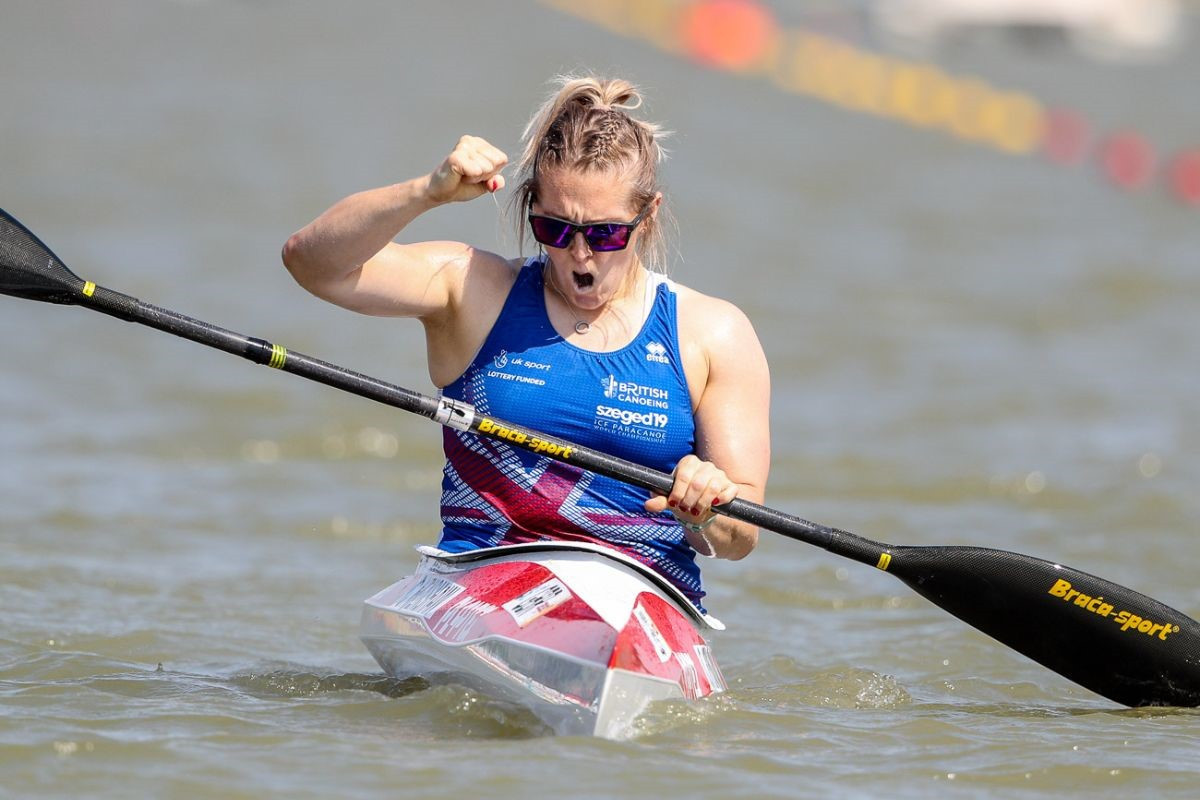 Charlotte Henshaw earned her second title of the Championships ©ICF