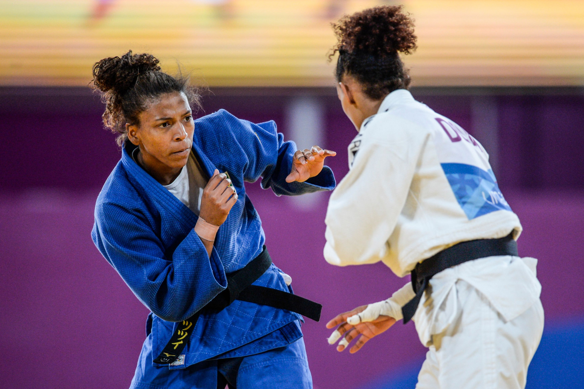 Olympic judo gold medallist Rafaela Silva says she has the 2020 Games in mind ahead of the World Championships in Tokyo ©Getty Images