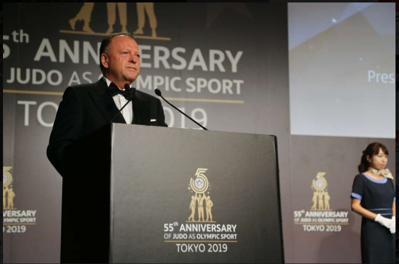 International Judo Federation President Marius Vizer was recognised for his 