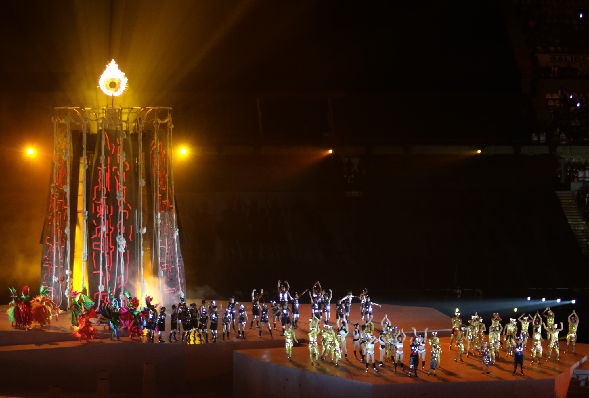 History and modern performance combined at the Parapan American Games Opening Ceremony ©Getty Images