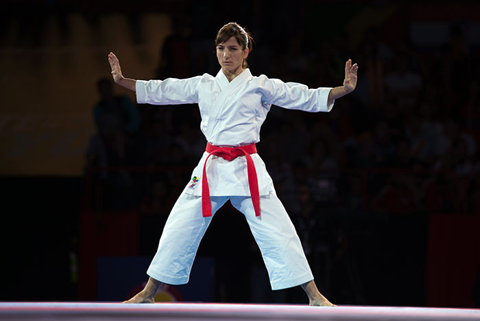 Sandra Sánchez of Spain will compete in the ANOC World Beach Games kata competition ©World Karate Federation