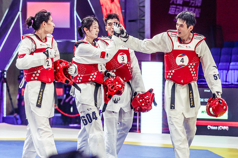 China won gold in the mixed gender final at the World Taekwondo World Cup Team Championships in Wuxi ©World Taekwondo
