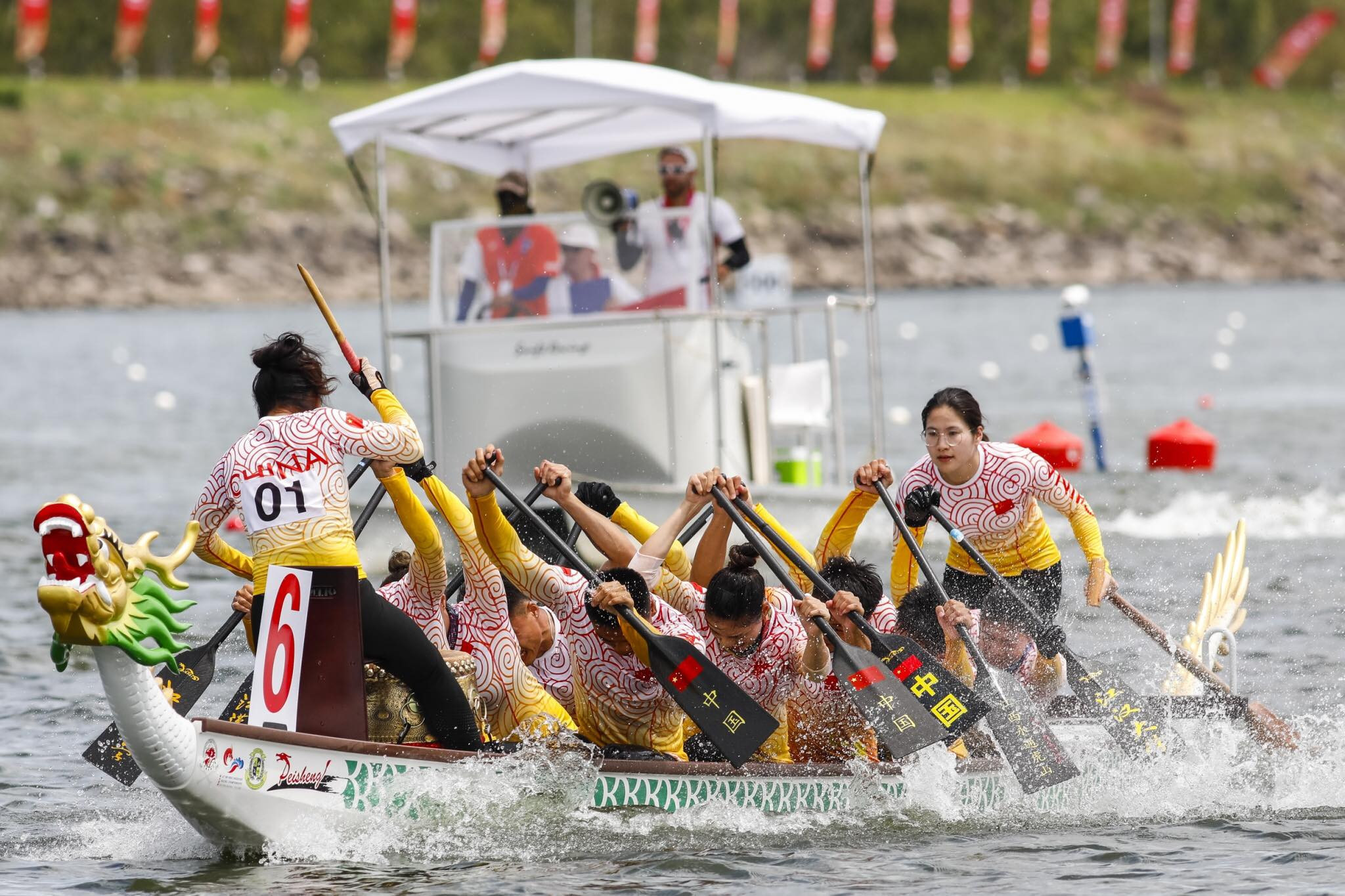 China broke a world record on the final day of the World Dragon Boat Racing Championships in Thailand ©Facebook