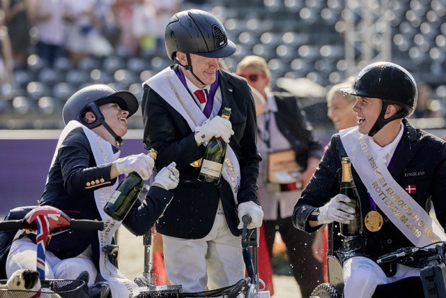 Dutch riders Hosmar and Voets claim gold at FEI Para-Dressage European Championships