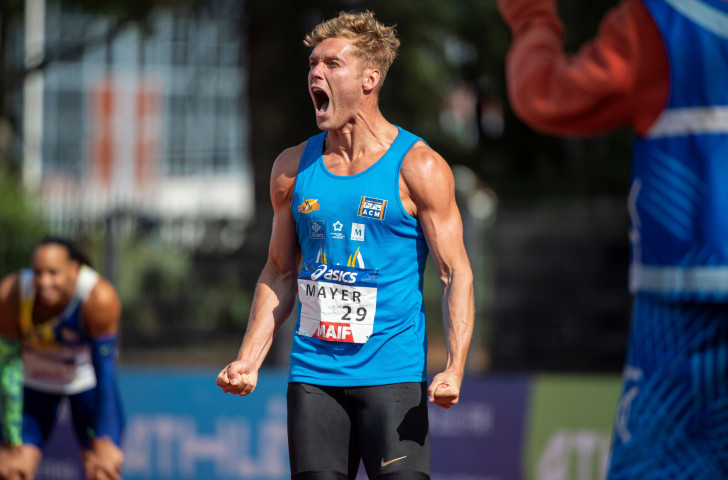 There was more celebration for France's world decathlon record holder and champion Kevin Mayer at Saturday's IAAF Diamond League meeting in Paris – but he has even higher and wider ambitions on behalf of his fellow multi-eventers ©Getty Images