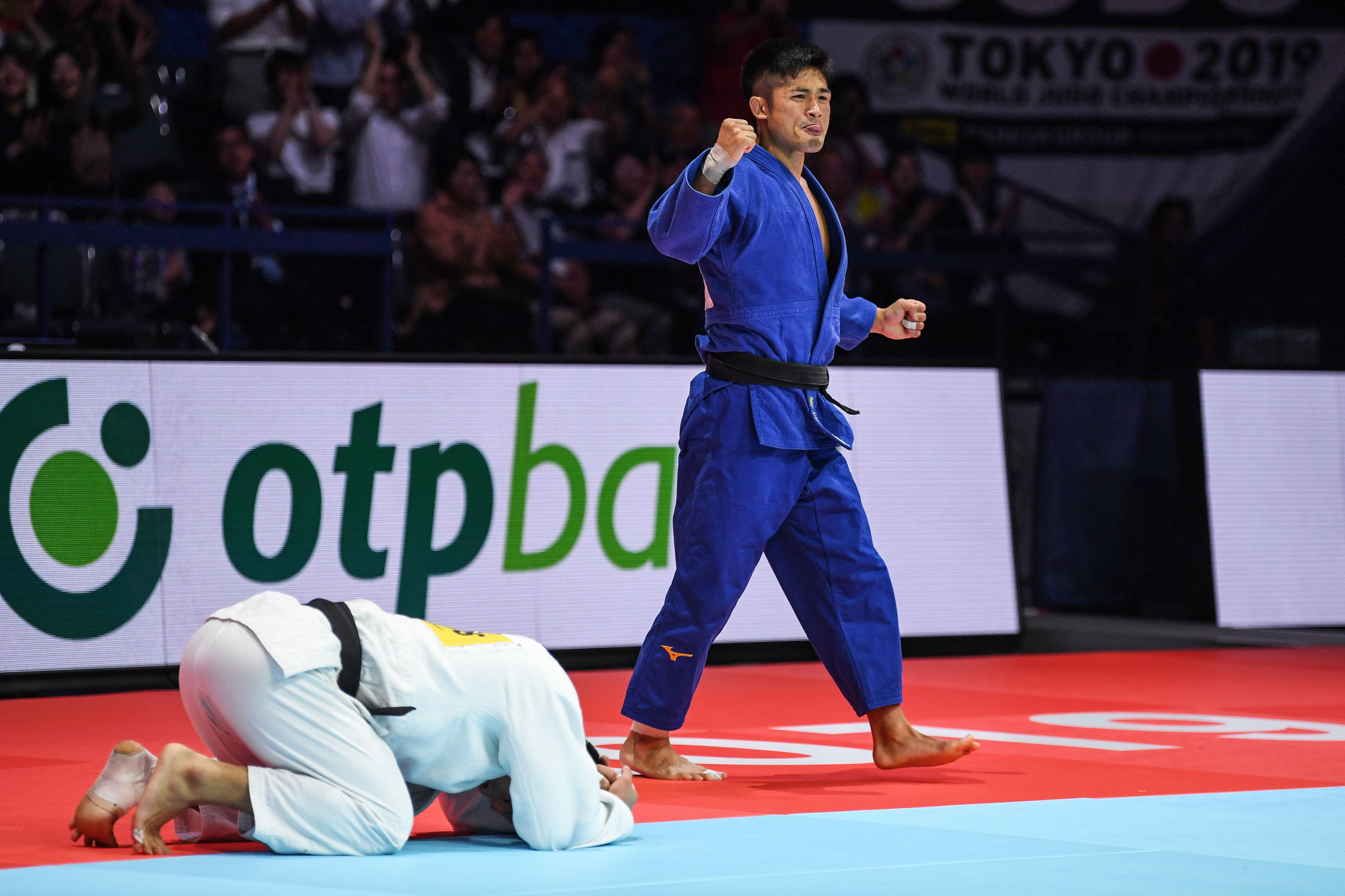 Joshiro Maruyama took the men's under-66kg crown, defeating surprise finalist Kim Lim-hwan of South Korea ©Getty Images