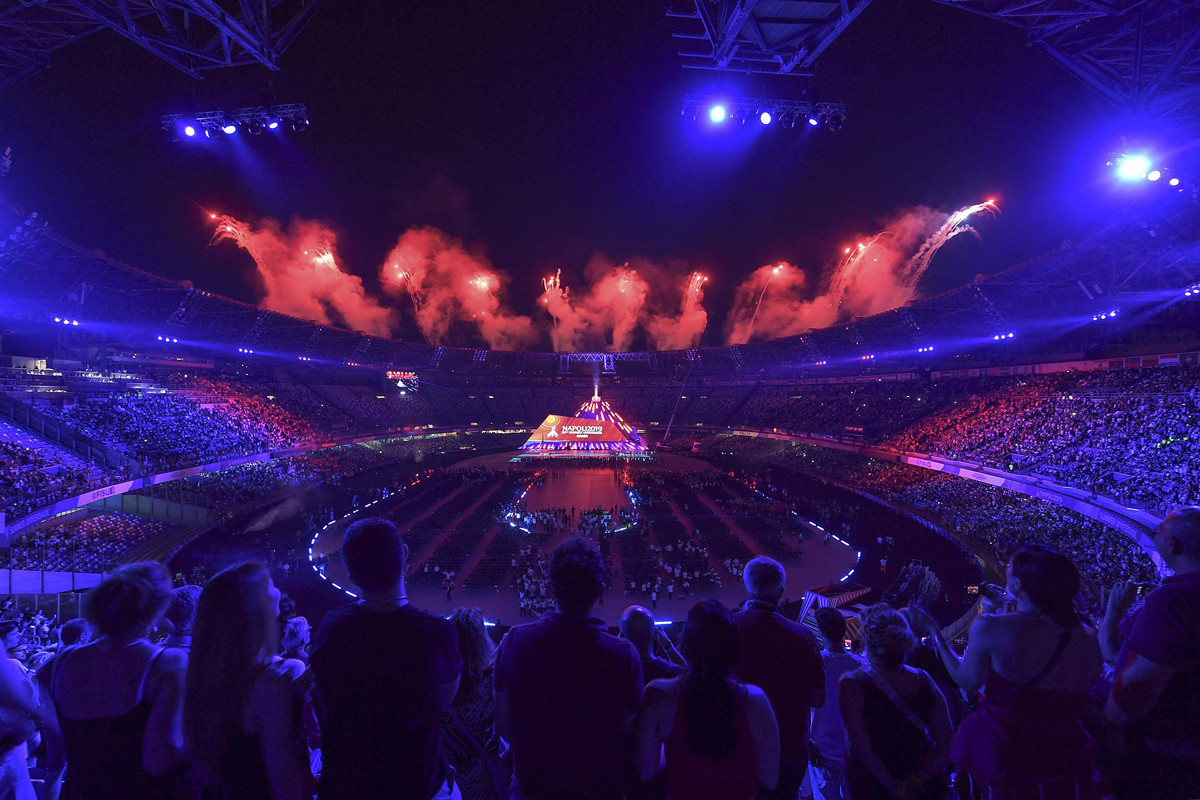 San Paolo Stadium hosted athletics and the Opening and Closing Ceremonies at the Naples 2019 Summer Universiade ©FISU
