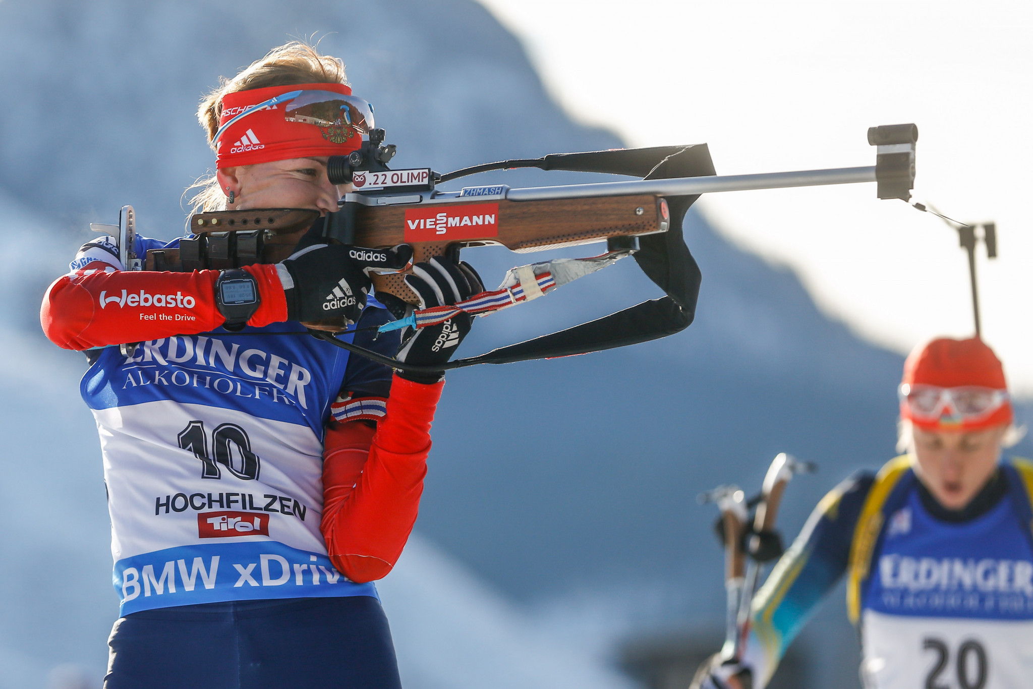 The 2014-2015 overall pursuit title was stripped from Russian Ekaterina Glazyrina, left ©Getty Images
