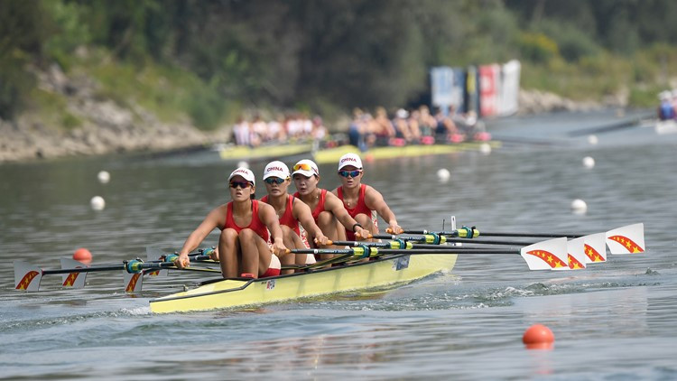China were among the first two qualifiers for Tokyo 2020 ©Detlev Seyb/myrowingphoto.com