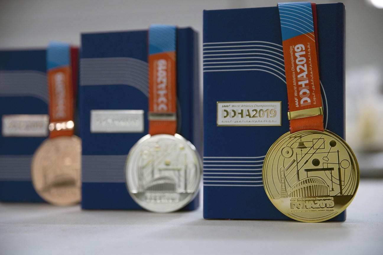 Medals revealed for 2019 IAAF World Championships in Doha