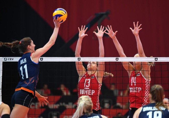 The Dutch maintained their 100 per cent start to the tournament ©CEV