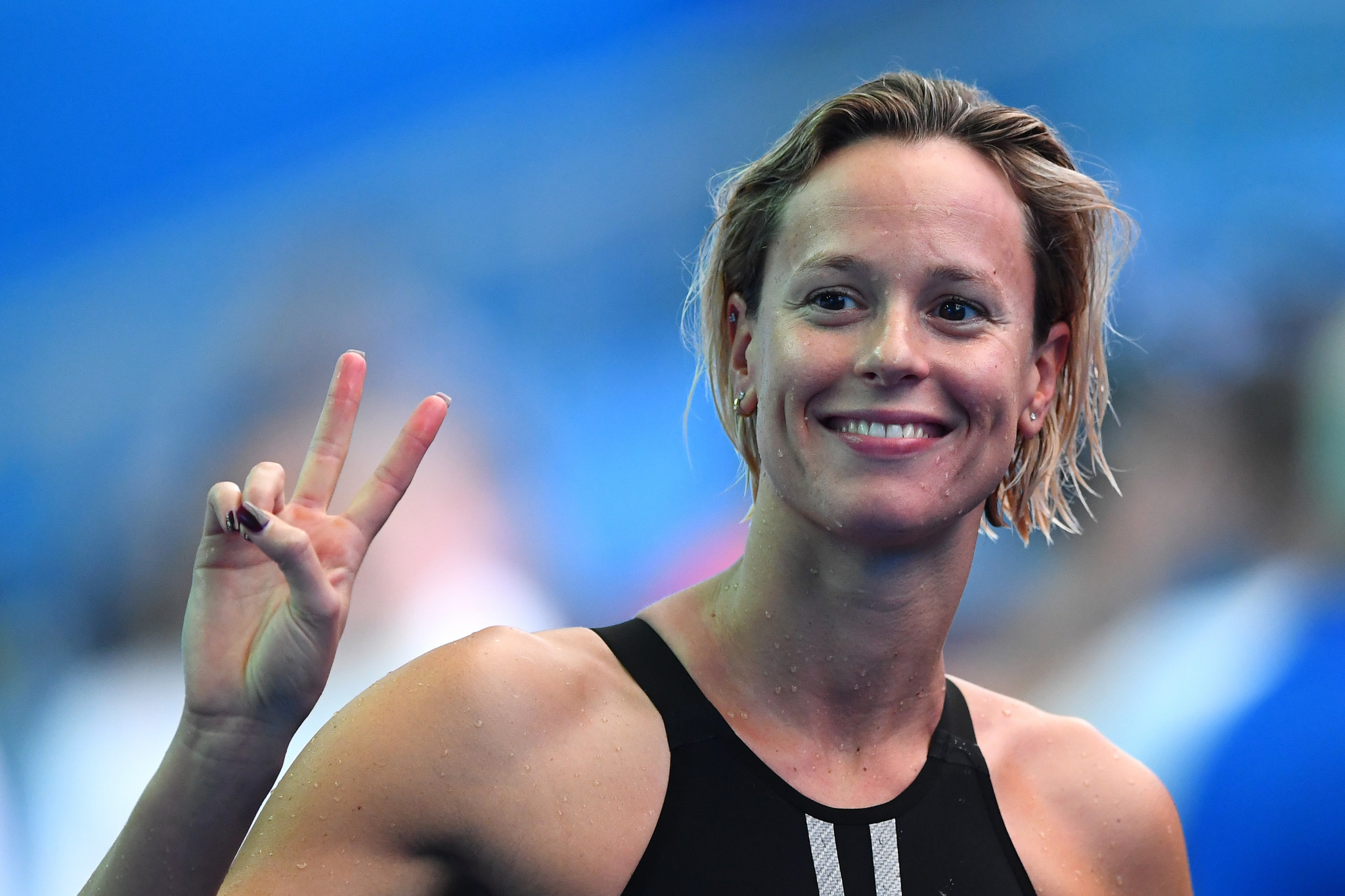 Federica Pellegrini was the first Italian Olympic swimming champion ©Getty Images