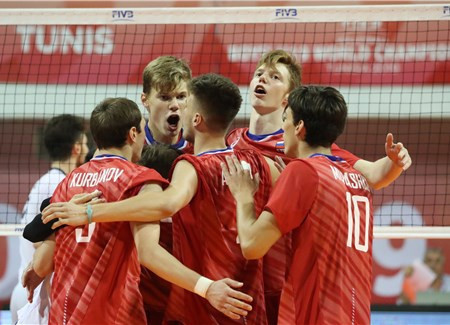 Revenge was sweet for Russia in the last eight ©FIVB