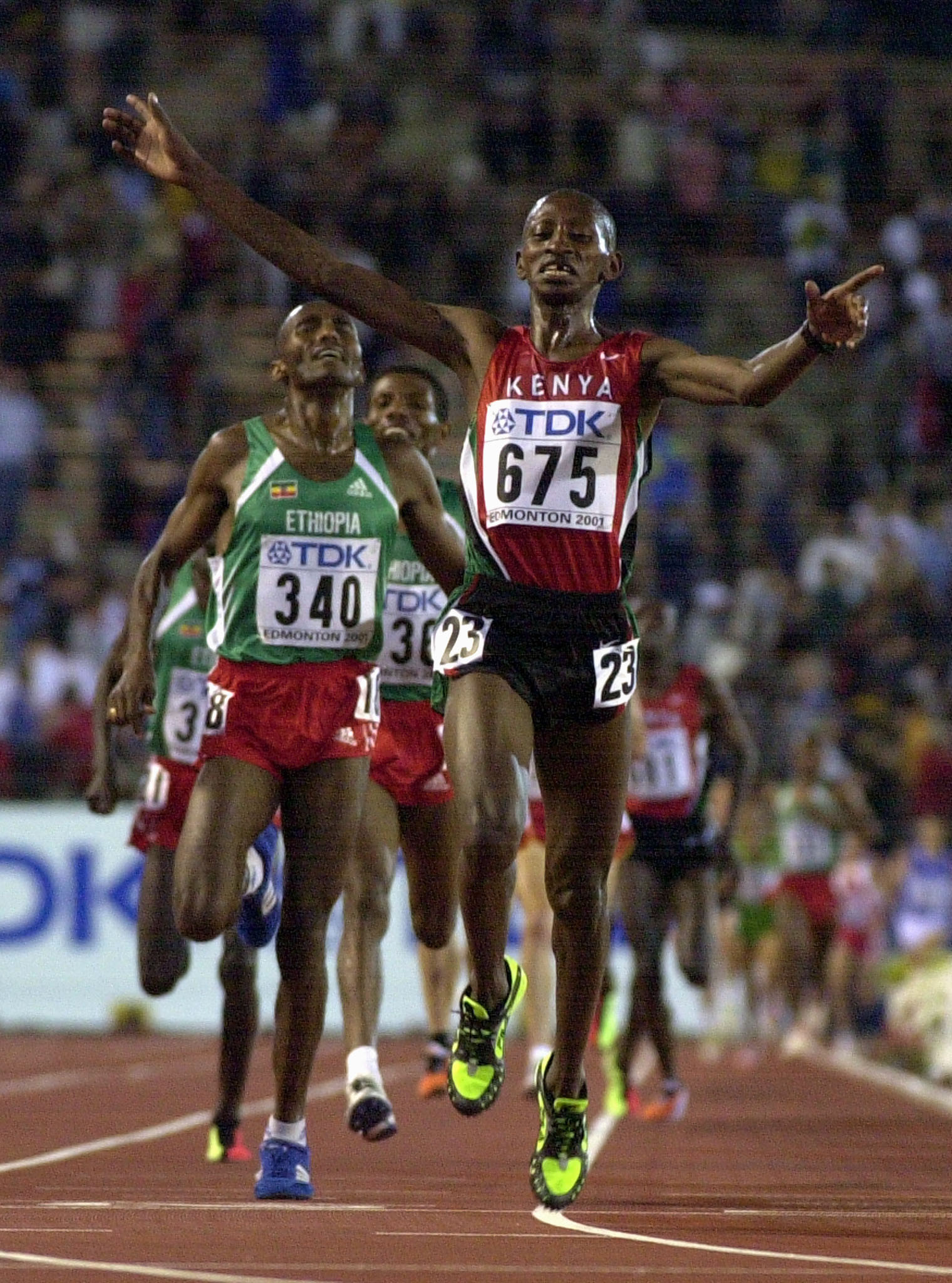 Charles Kamathi secured Kenya their last World Championships 10,000m gold medal, in 2001 ©Getty Images