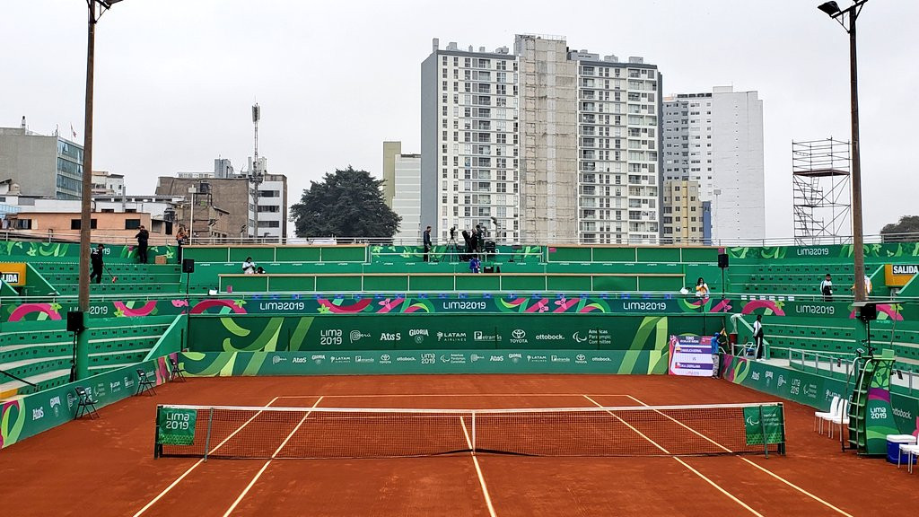 Wheelchair tennis took centre stage at the Lima 2019 Parapan American Games ©Lima 2019/Twitter