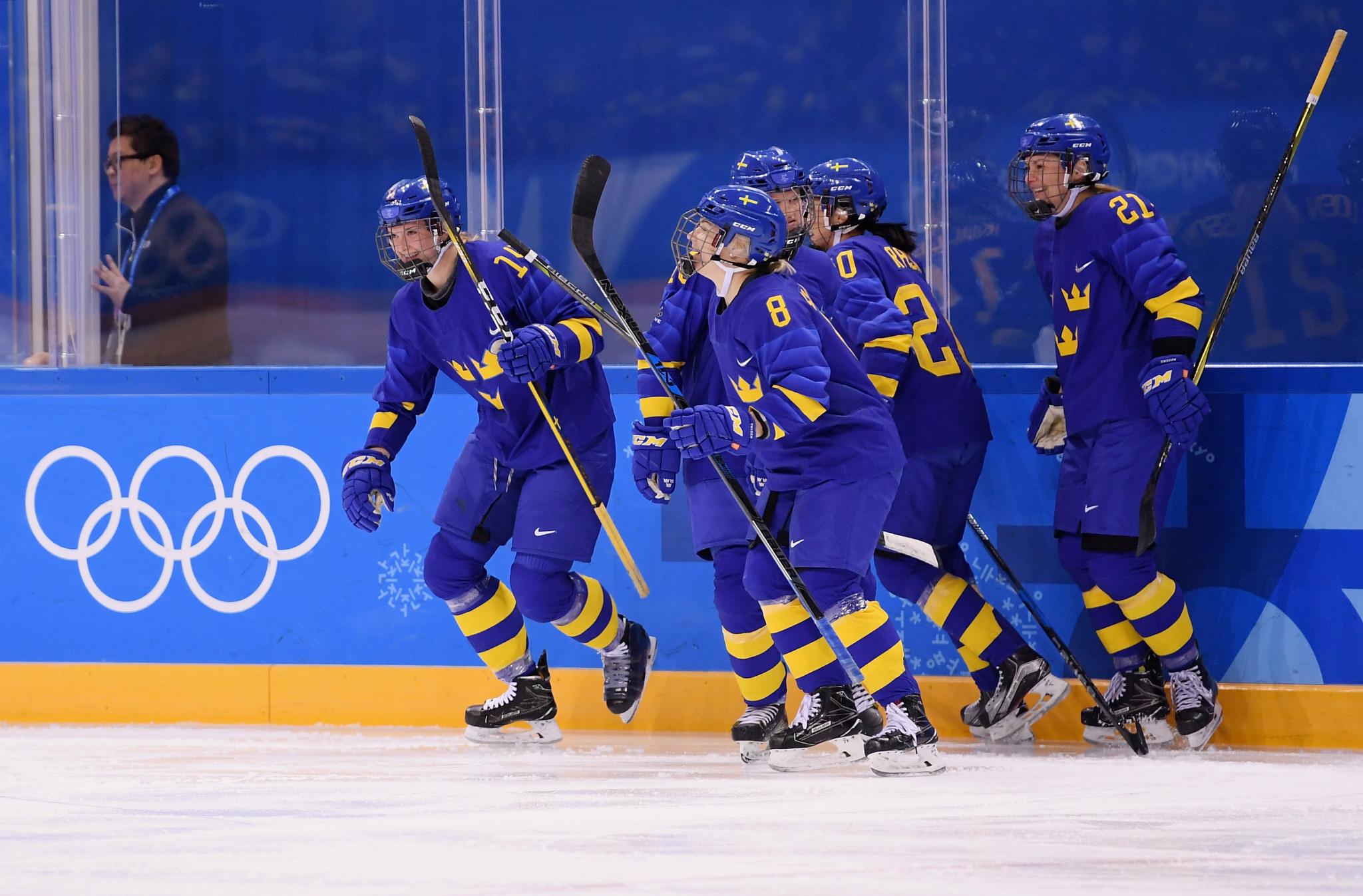 Sweden finished seventh in the women's ice hockey event at the Pyeongchang 2018 Winter Olympics ©Getty Images