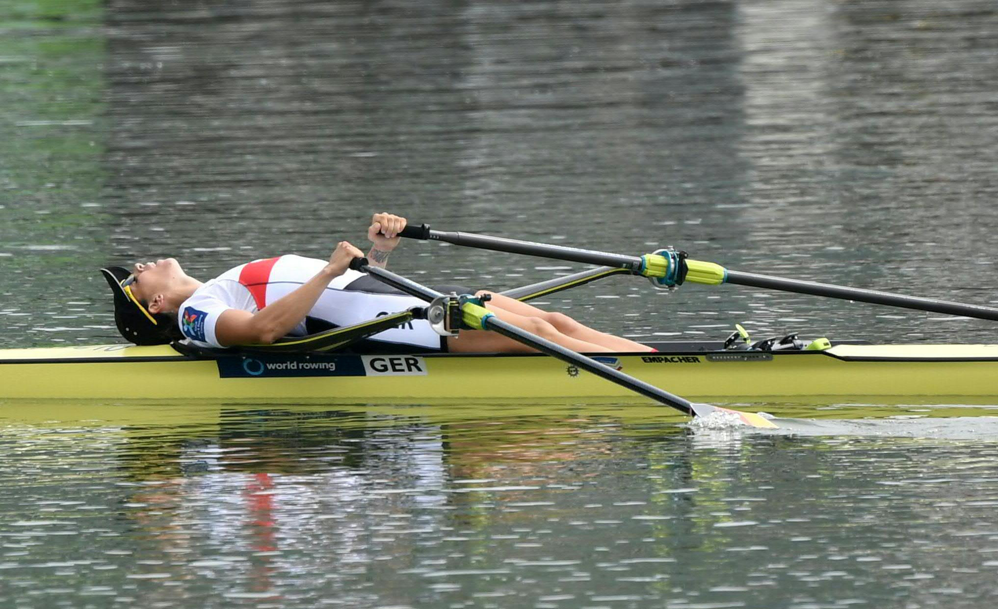 German veteran Dräger secures gold on first day of finals at World Rowing Championships