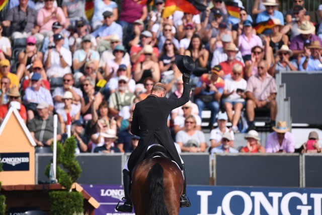 Double Olympic champion Michael Jung delivered an outstanding performance at the European Eventing Championships ©FEI/Oliver Hardt for Getty Images