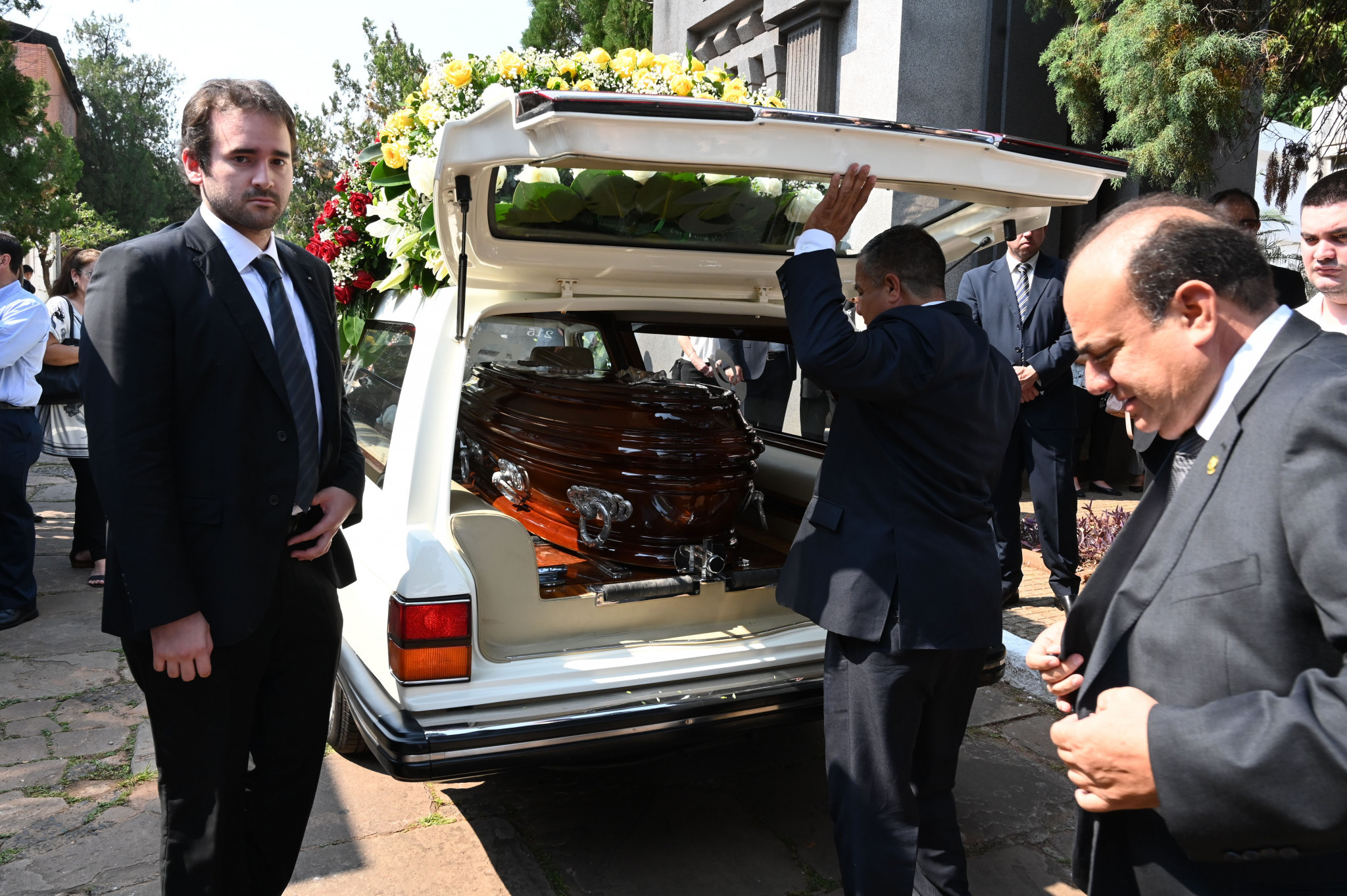 Nicolás Leoz's funeral took place in Paraguay's capital Asunción yesterday ©Getty Images
