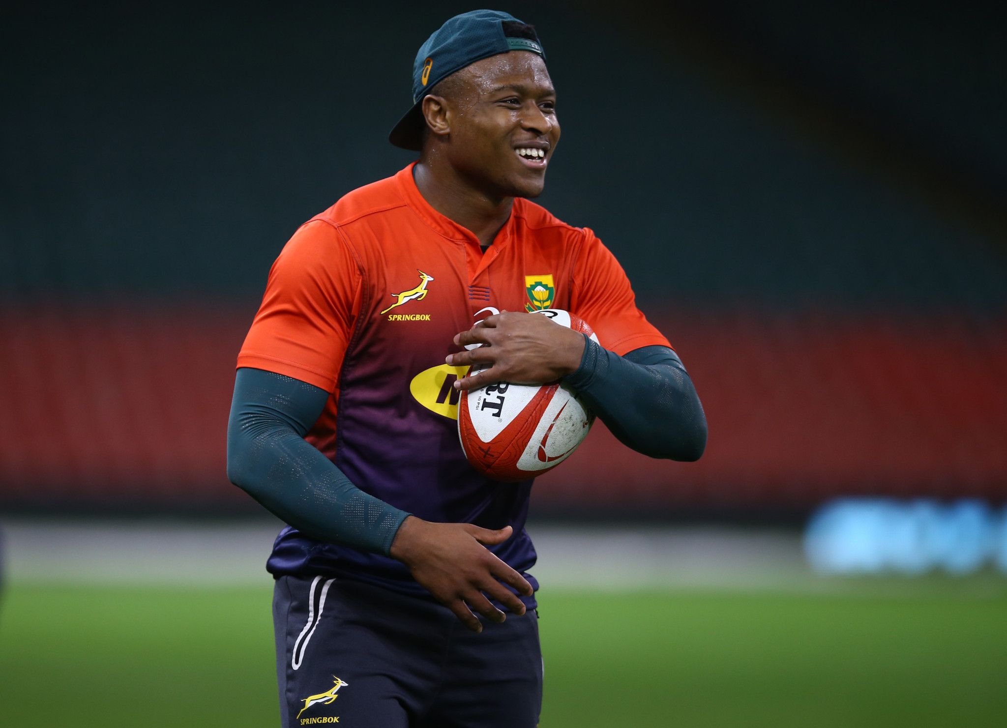 Aphiwe Dyantyi was World Rugby's breakthrough player of the year in 2018 ©Getty Images