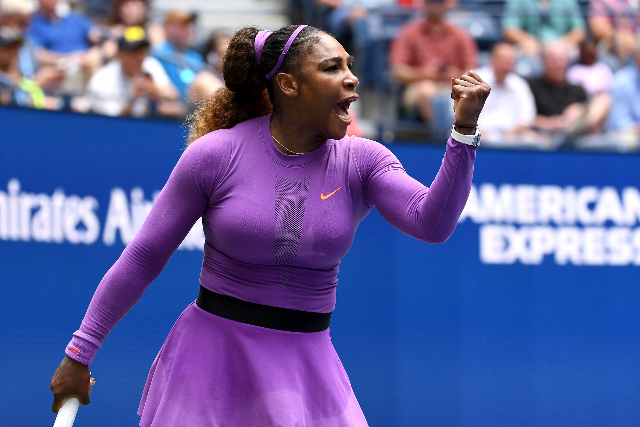 Serena Williams was comfortable as she made the quarter-finals  ©Getty Images