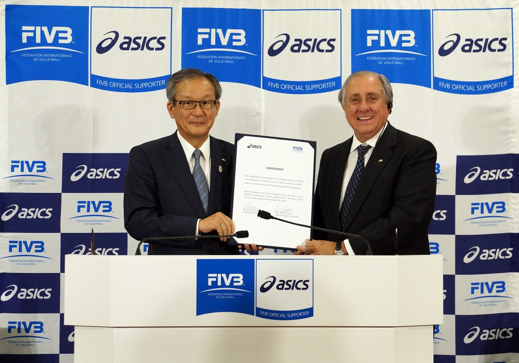 FIVB signs five-year deal with ASICS aimed at continuing modernisation of sport