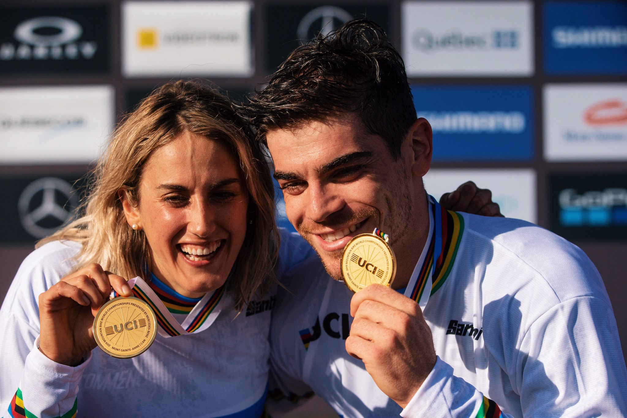 Bruni and Nicole claim French double on final day of UCI Mountain Bike World Championships