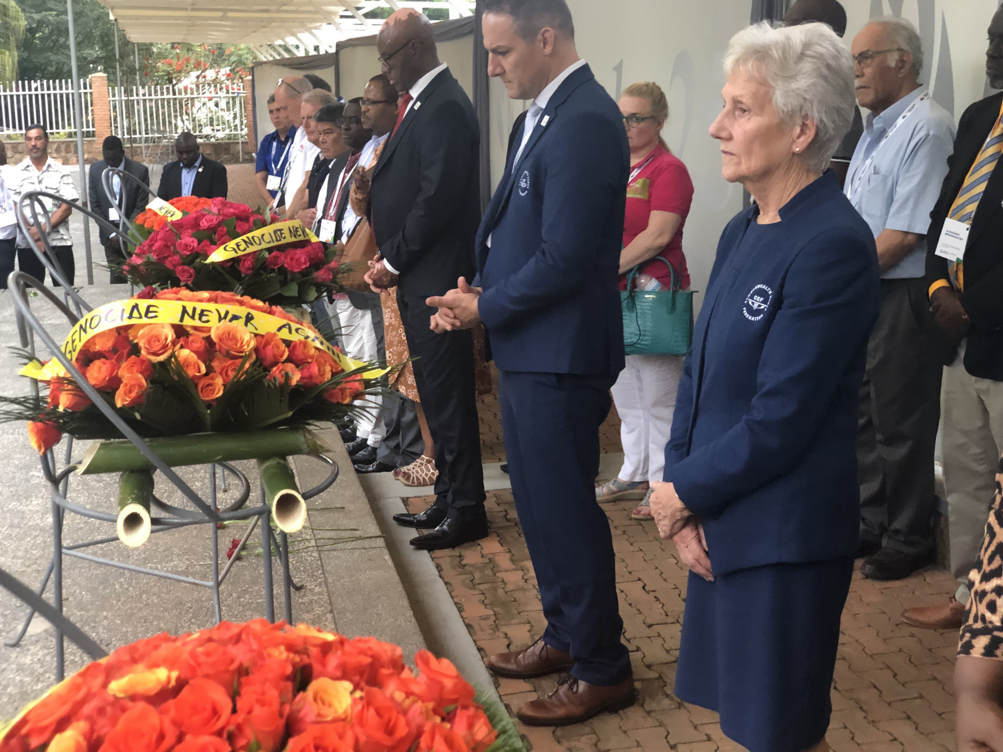 CGF President lays wreath at Kigali Genocide Memorial to mark 25th anniversary 