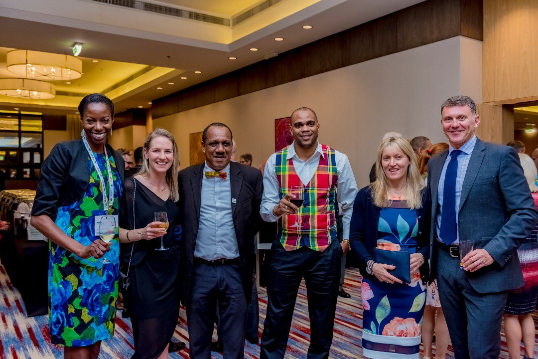Members of the CGF Athletes' Commission were the guests at the dinner ©Rwanda CGA
